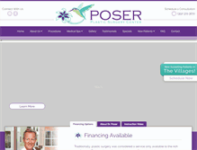 Tablet Screenshot of posermd.com